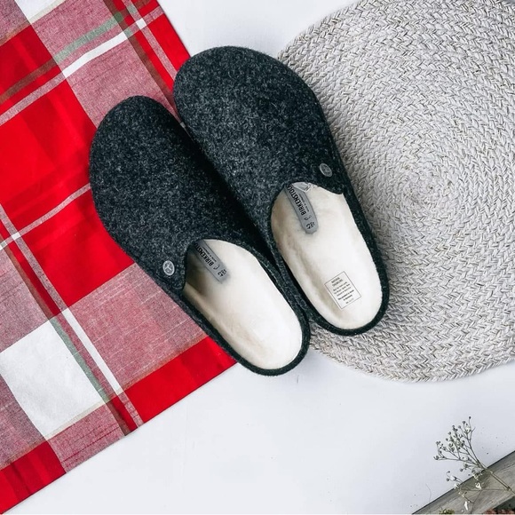 Birkenstock Zermatt Slippers - Anthracite - Picture 2 of 2